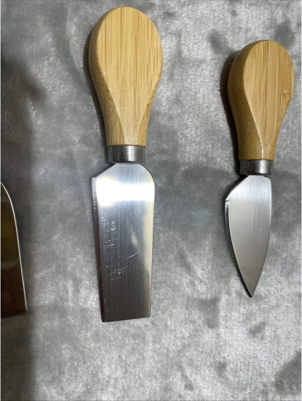 5 Piece Cheese Slicer & Spreader Tool Set Mixed Materials
